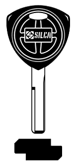 Afbeelding van Silca Transpondersleutel nikkel SIP16T2