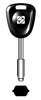 Afbeelding van Silca Transpondersleutel nikkel TBE1TE zonder chip