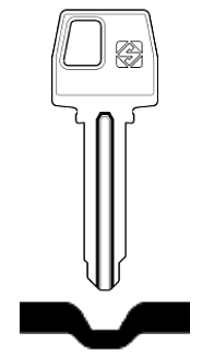 Afbeelding van Silca Cilindersleutel brass MIW6