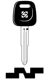 Afbeelding van Silca Autosleutel plastic kop brass SSY2AP