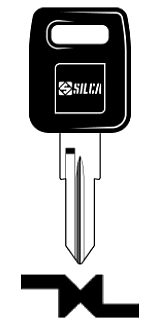 Afbeelding van Silca Autosleutel plastic kop staal CR3RP
