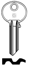 Afbeelding van Silca Cilindersleutel brass GH1