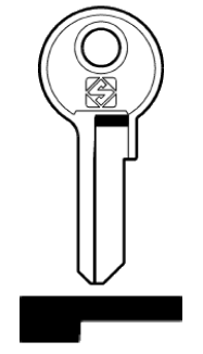 Afbeelding van Silca Cilindersleutel brass GWS1