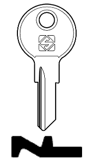 Afbeelding van Silca Cilindersleutel staal HD8R