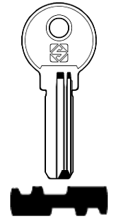 Afbeelding van Silca Boringsleutel brass MTA4