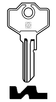 Afbeelding van Silca Cilindersleutel staal IBF1R