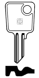 Afbeelding van Silca Cilindersleutel staal ME7