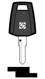 Afbeelding van Silca Autosleutel plastic kop brass MRT2RAP