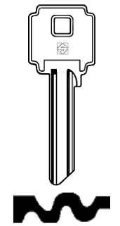 Afbeelding van Silca Cilindersleutel brass CIL5