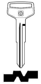 Afbeelding van Silca Cilindersleutel brass HI1