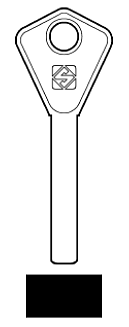 Afbeelding van Silca Cilindersleutel nikkel EGR1