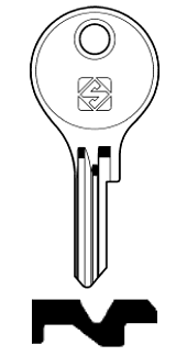 Afbeelding van Silca Cilindersleutel staal ARF1
