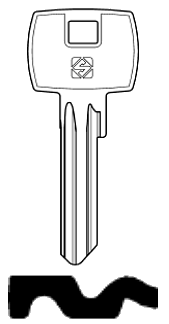 Afbeelding van Silca Cilindersleutel staal ASEC3