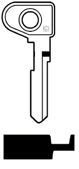 Afbeelding van Silca Cilindersleutel staal ASP3