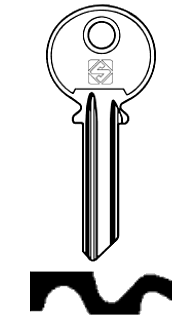 Afbeelding van Silca Cilindersleutel staal AZ1