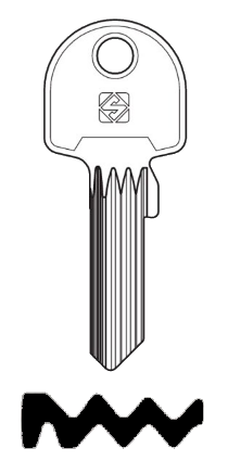 Afbeelding van Silca Cilindersleutel staal BAI31XL