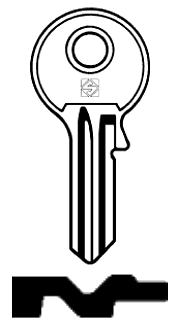 Afbeelding van Silca Cilindersleutel staal BLL3