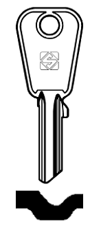 Afbeelding van Silca Cilindersleutel staal CEN3