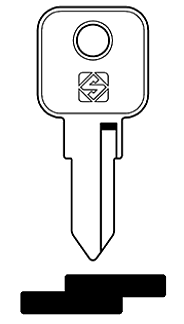 Afbeelding van Silca Cilindersleutel staal CIC1