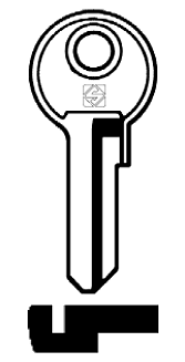 Afbeelding van Silca Cilindersleutel staal CV3