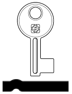 Afbeelding van Silca Cilindersleutel staal ELK1