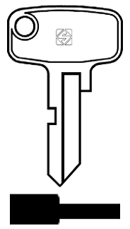 Afbeelding van Silca Cilindersleutel staal HG5