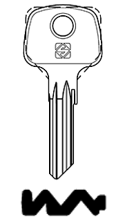 Afbeelding van Silca Cilindersleutel staal HGO13R