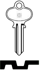 Afbeelding van Silca Cilindersleutel staal ILC5