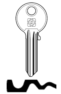 Afbeelding van Silca Cilindersleutel staal JM3R