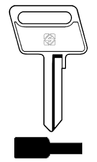 Afbeelding van Silca Cilindersleutel staal JT1