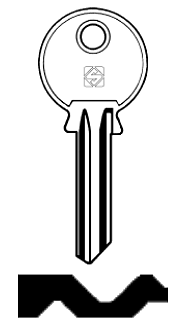 Afbeelding van Silca Cilindersleutel staal LEG1