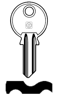 Afbeelding van Silca Cilindersleutel staal MI7