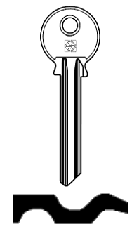 Afbeelding van Silca Cilindersleutel staal SE7