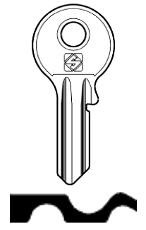 Afbeelding van Silca Cilindersleutel staal SS14