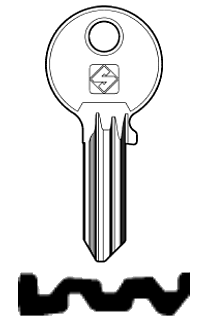 Afbeelding van Silca Cilindersleutel staal STL2R