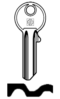 Afbeelding van Silca Cilindersleutel staal TAR1