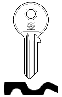 Afbeelding van Silca Cilindersleutel staal TAR5