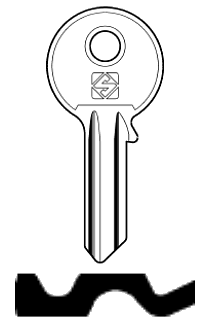 Afbeelding van Silca Cilindersleutel staal TAR5R