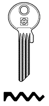 Afbeelding van Silca Cilindersleutel staal TN42