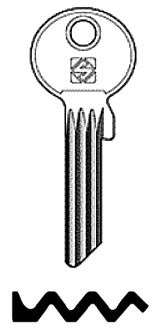 Afbeelding van Silca Cilindersleutel staal TN42R