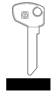 Afbeelding van Silca Cilindersleutel staal TOZ39