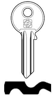 Afbeelding van Silca Cilindersleutel staal TP1