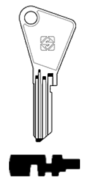 Afbeelding van Silca Cilindersleutel staal VAC67