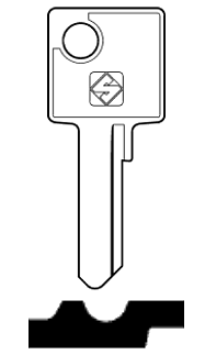 Afbeelding van Silca Cilindersleutel staal WEB5