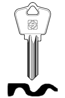Afbeelding van Silca Cilindersleutel staal WMS3