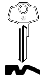 Afbeelding van Silca Cilindersleutel staal WST3