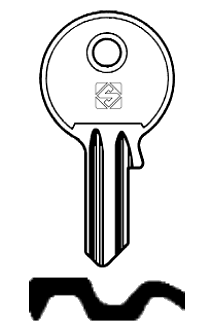 Afbeelding van Silca Cilindersleutel staal ZI3
