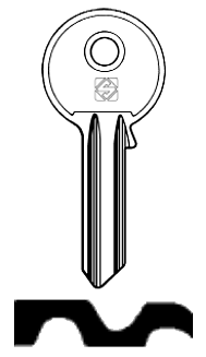 Afbeelding van Silca Cilindersleutel staal ZI5