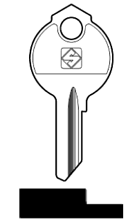 Afbeelding van Silca Cilindersleutel staal DB49R