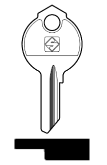 Afbeelding van Silca Cilindersleutel staal DB50